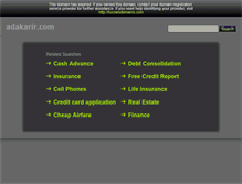 Tablet Screenshot of adakarir.com